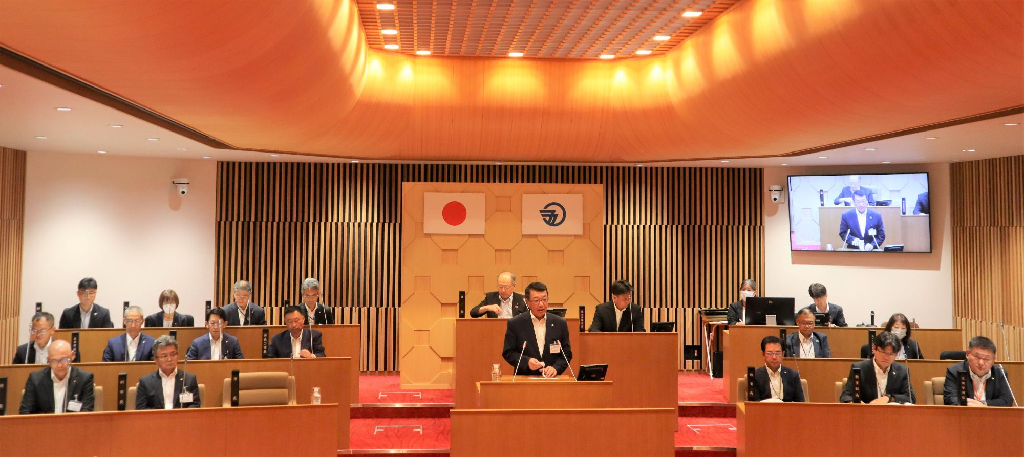 市長報告写真1