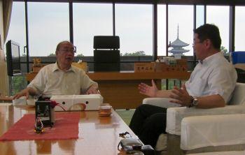 知事面会の写真