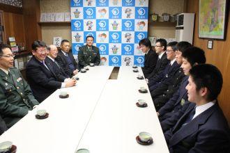 入隊者激励会の写真2