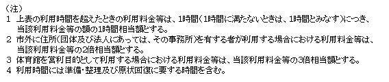 料金表注意事項。詳しくはお問い合わせください。