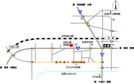 周辺地図のイラスト