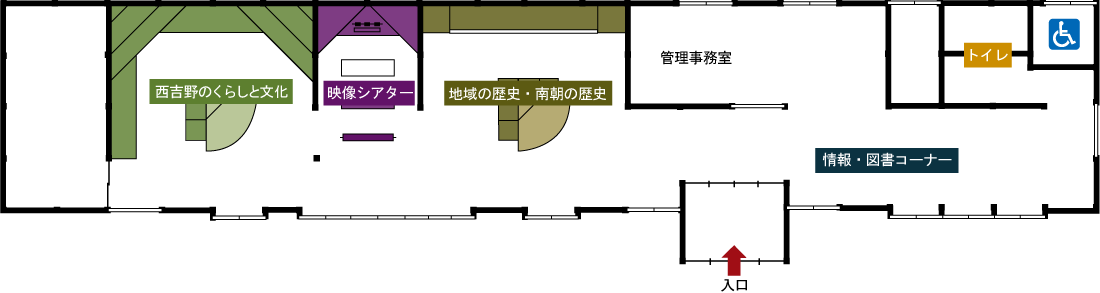 資料館案内図の画像