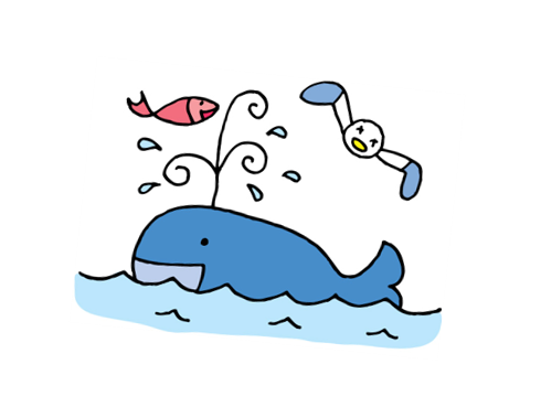 クジラのイラスト