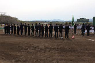奈良県知事杯争奪選抜学童軟式野球大会開会式の写真1