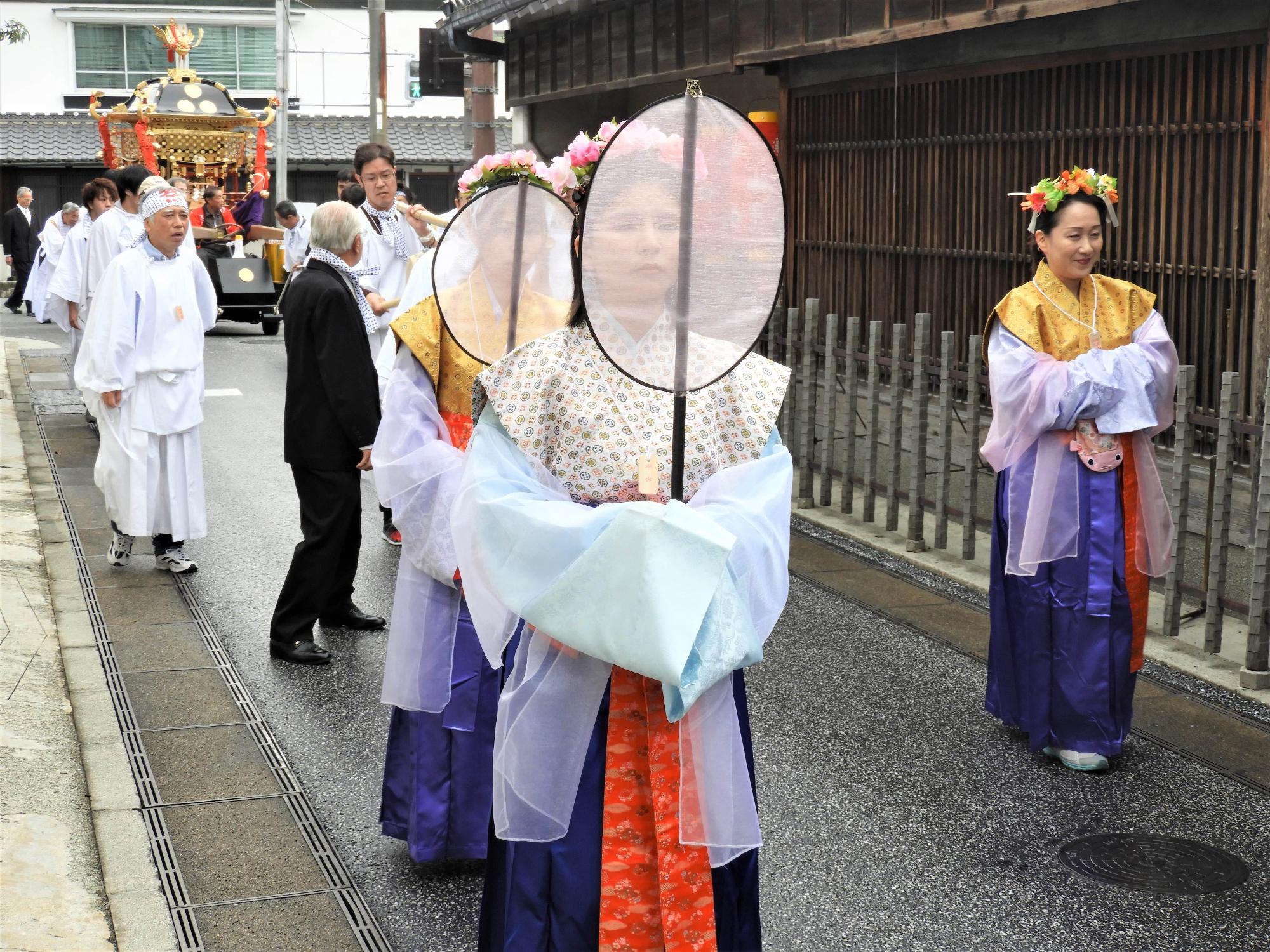 入選「平安時代のお渡り」