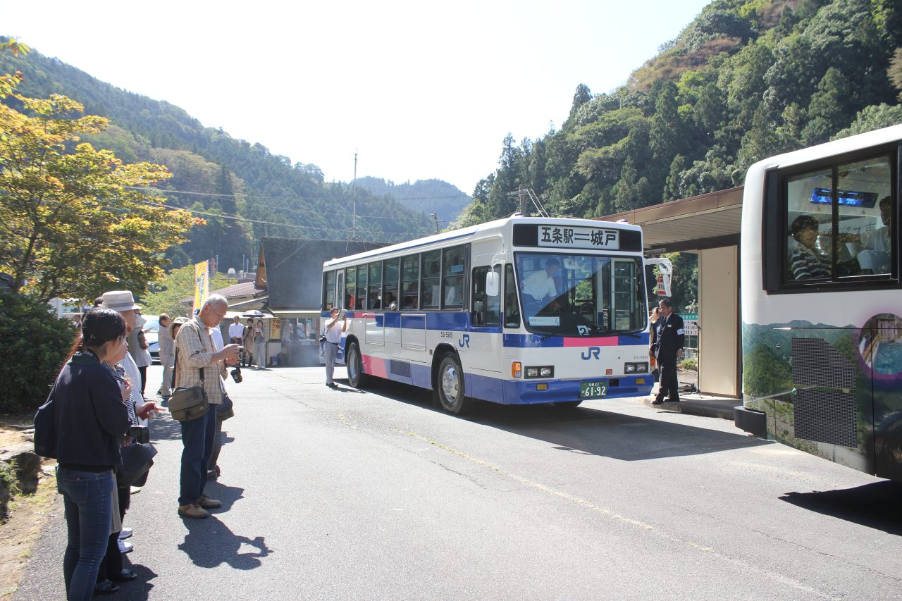 路線バス廃止 さよなら専用道イベント