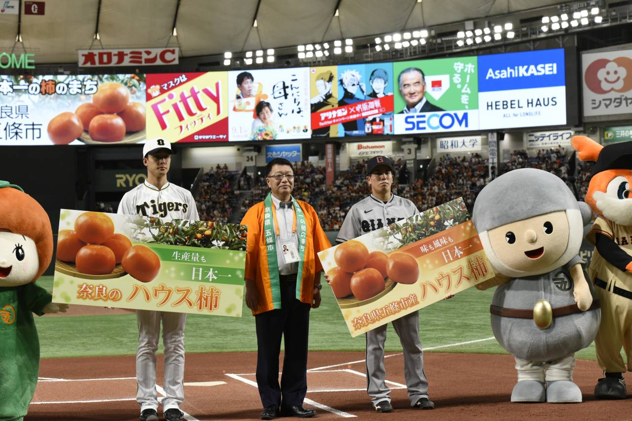 奈良県五條市 柿ナイター