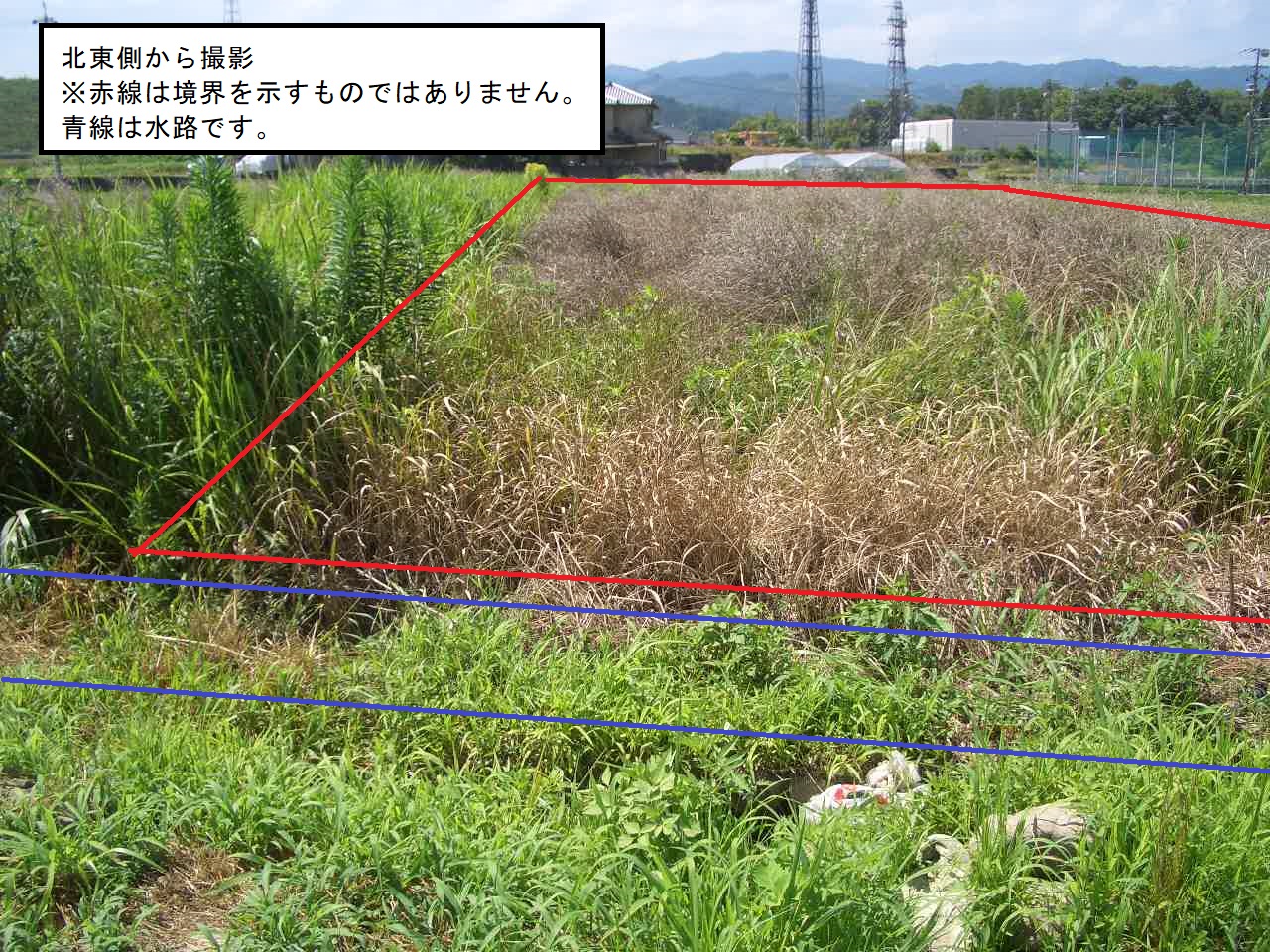 北東側
