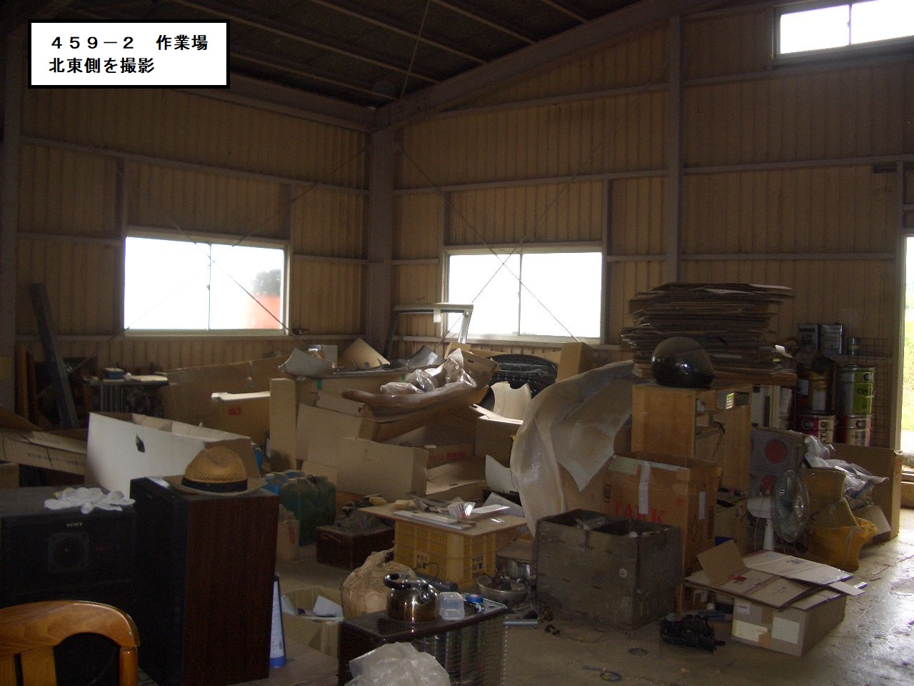 物件4作業場内部（北東）