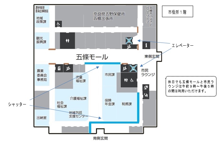 市役所１Ｆ